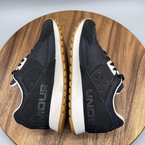 Under Armour Essential Runner Shoes Womens 9 Black Comfort Walking Sneakers - Picture 6 of 8